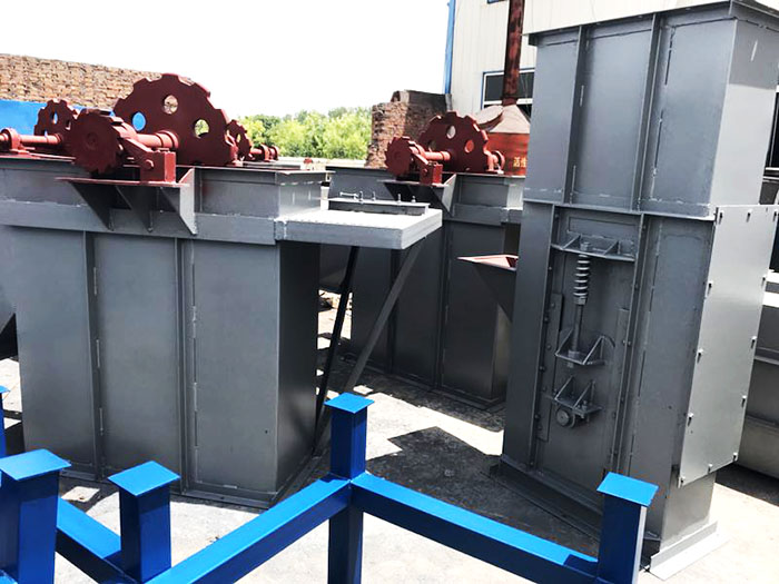 NE200斗式提升机回料问题如何解决?(NE200斗式提升机动力配置)